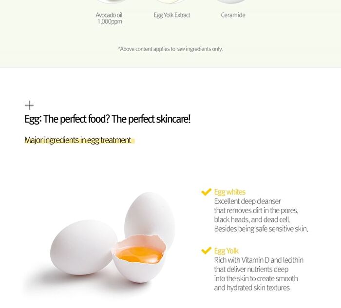 too cool for school Egg Cream Mask - 5 Types - #02 Pore Tightening