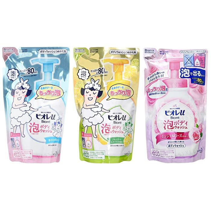 Biore U Bubble Body Wash - Citrus - 600ml