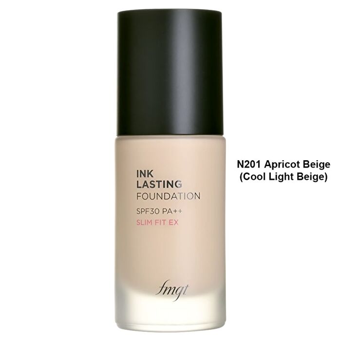 fmgt Ink Lasting Foundation Slim Fit EX - #V201 Apricot Beige (Bright Light Beige)