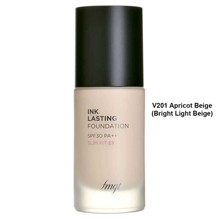 fmgt Ink Lasting Foundation Slim Fit EX - #V201 Apricot Beige (Bright Light Beige)