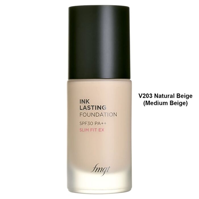 fmgt Ink Lasting Foundation Slim Fit EX - #V201 Apricot Beige (Bright Light Beige)