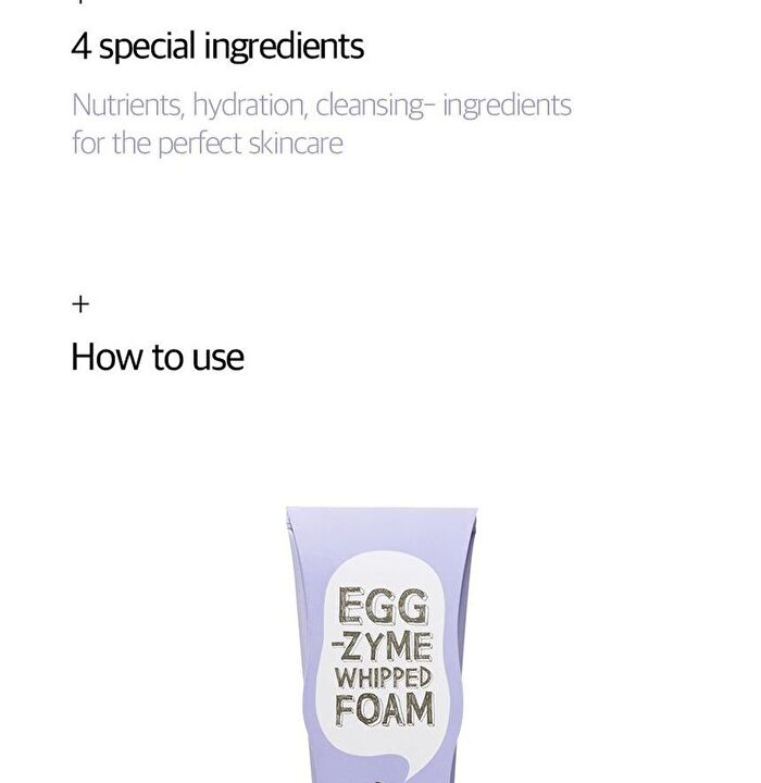 too cool for school Egg-Zyme Whipped Foam - 150g