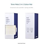 Toner Mate 2 in 1 Cotton Pad - 120  pcs