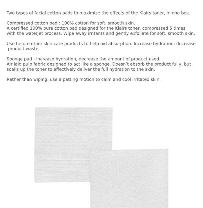 Toner Mate 2 in 1 Cotton Pad - 120  pcs