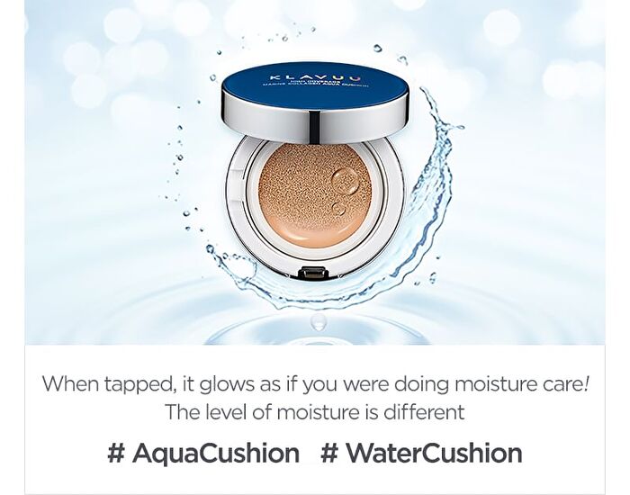 Klavuu Blue Pearlsation High Coverage Marine Collagen Aqua Cushion SPF50+ PA+++ 12g - #23 