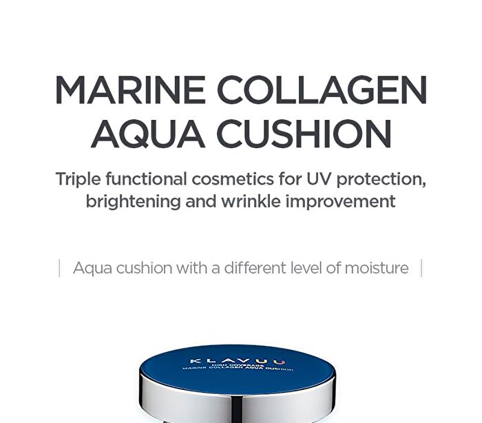 Klavuu Blue Pearlsation High Coverage Marine Collagen Aqua Cushion SPF50+ PA+++ 12g - #23 
