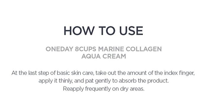 Klavuu Blue Pearlsation One Day 8 Cups Marine Collagen Aqua Cream - 50ml