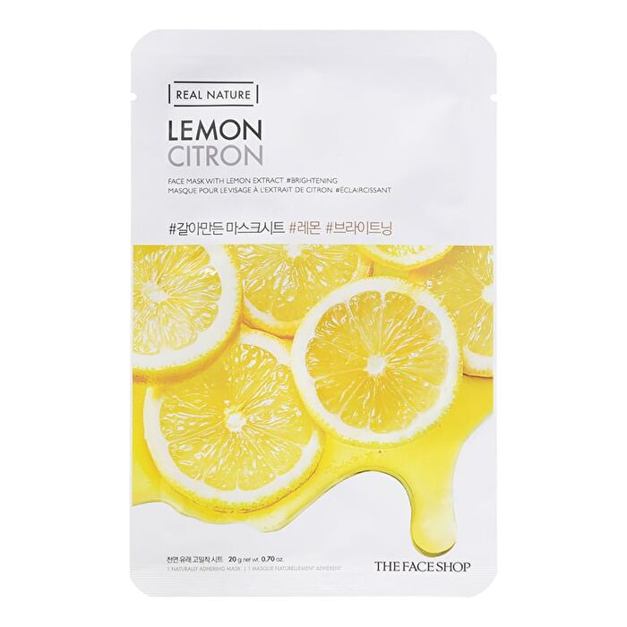 Real Nature Face Mask 1pc (20 Types) 20g - Aloe