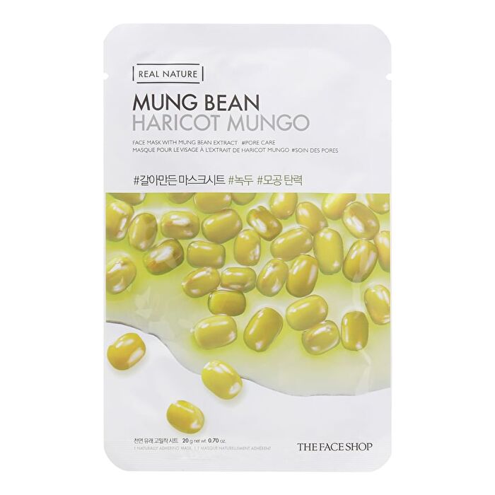 Real Nature Face Mask 1pc (20 Types) 20g - Cucumber