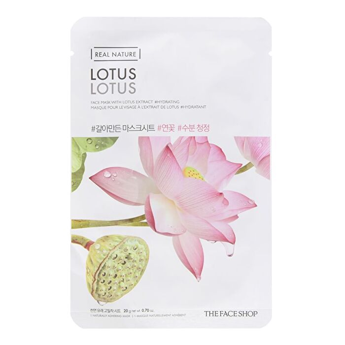 Real Nature Face Mask 1pc (20 Types) 20g - Red Ginseng