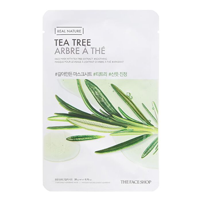 Real Nature Face Mask 1pc (20 Types) 20g - Avocado