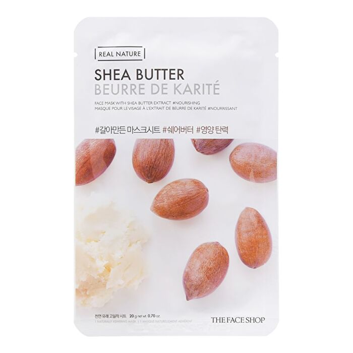 Real Nature Face Mask 1pc (20 Types) 20g - Tea Tree