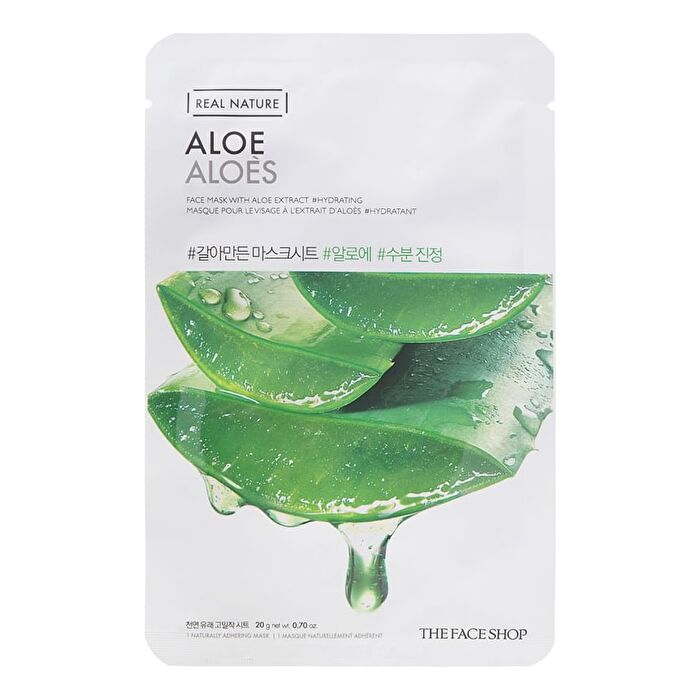 Real Nature Face Mask 1pc (20 Types) 20g - Tea Tree