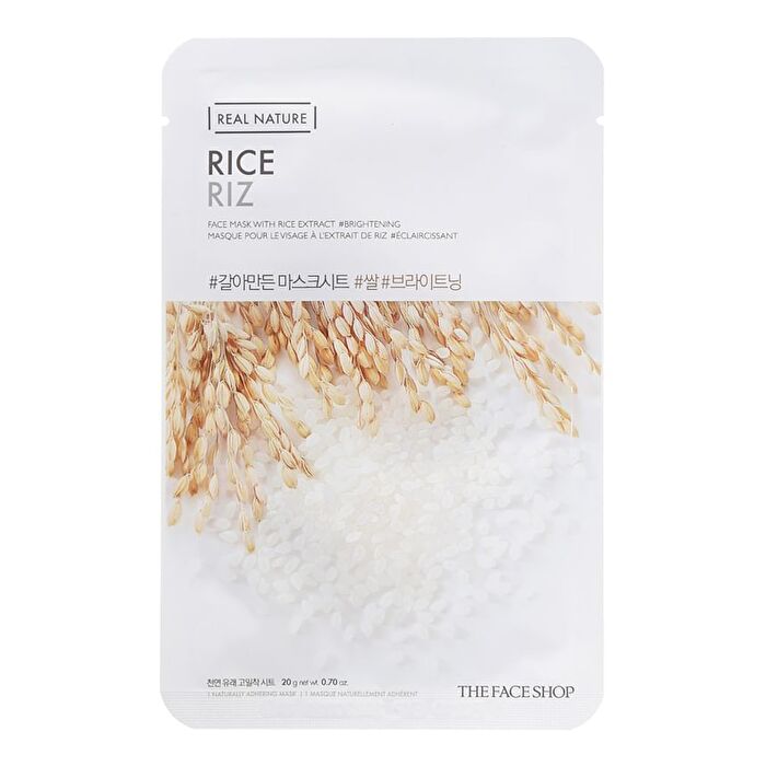 Real Nature Face Mask 1pc (20 Types) 20g - Bamboo