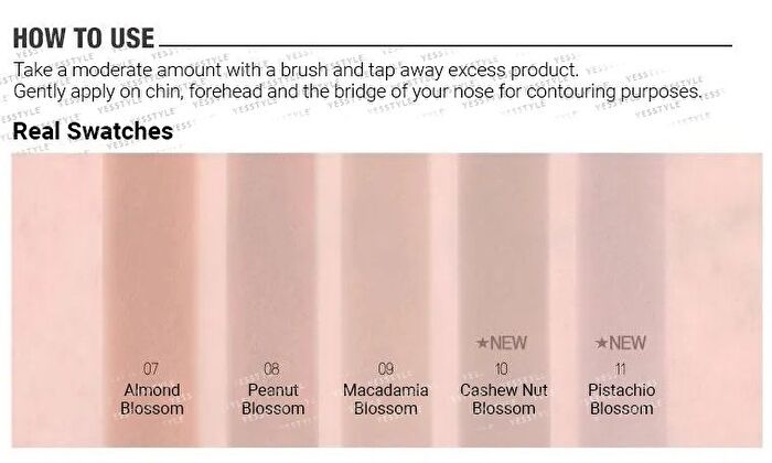 Last Blush Contour - 5 Colors - #07 Almond Blossom