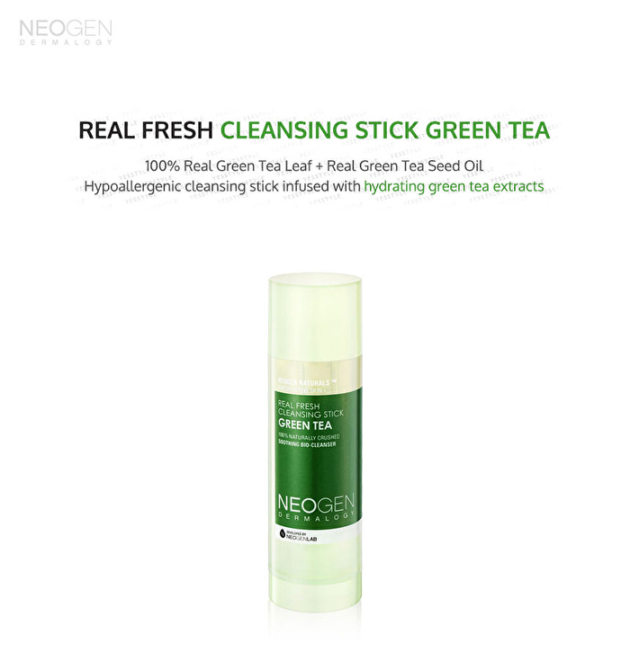 Dermalogy Real Fresh Cleansing Stick Green Tea - 80g