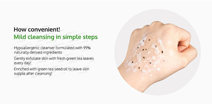 Dermalogy Real Fresh Cleansing Stick Green Tea - 80g
