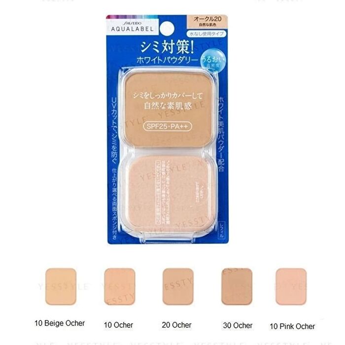 Aqualabel White Powder SPF 25 PA++ - 10 Ocher Refill