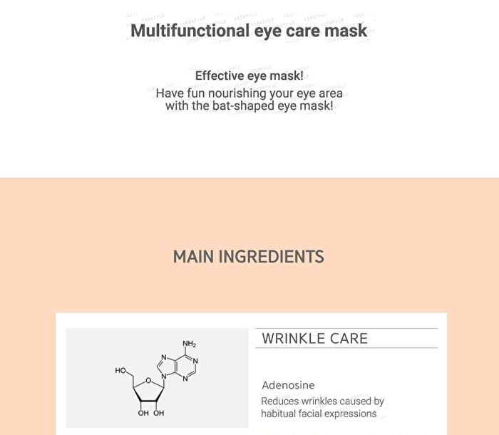 The Bat Eye Mask with Centella Honey Fermented Essence 1pc - 8ml