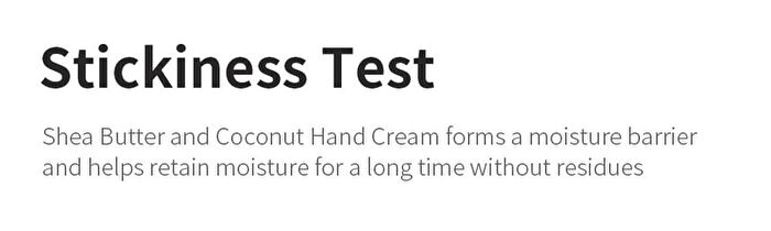 Shea Butter And Coconut Hand Cream - 50g