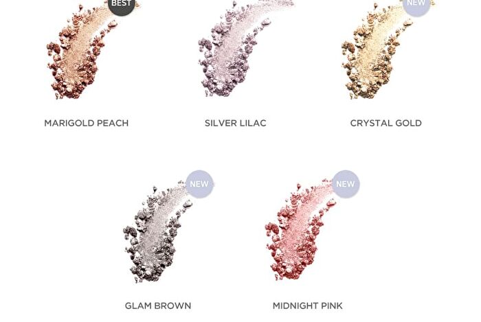 Klavuu Urban Pearlsation Sparkle Eyeshadow - 5 Colors - 2026 Version - #SP3 Crystal Gold