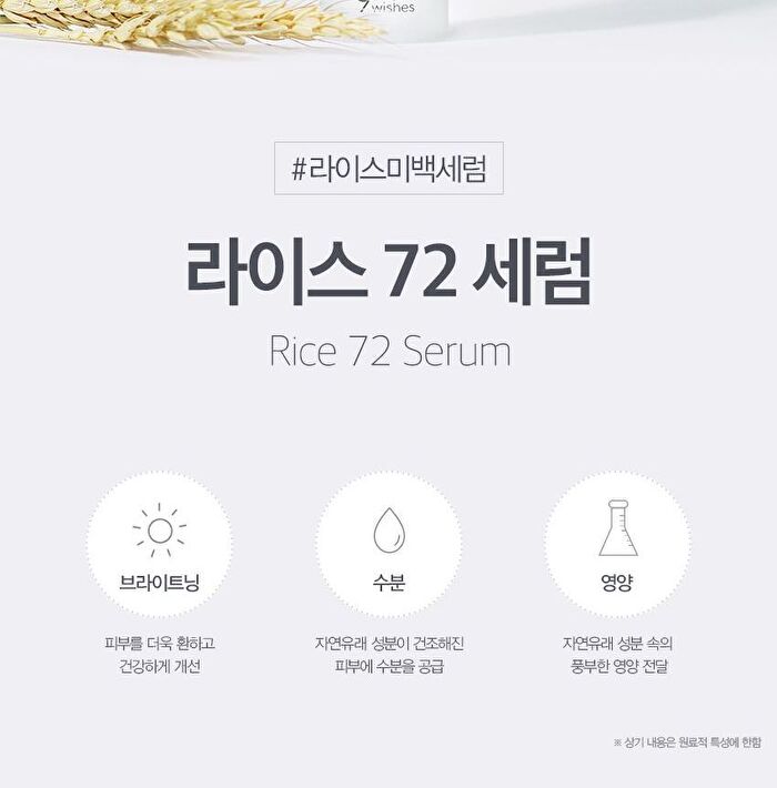 Rice 72% White Lucent Serum - 50ml