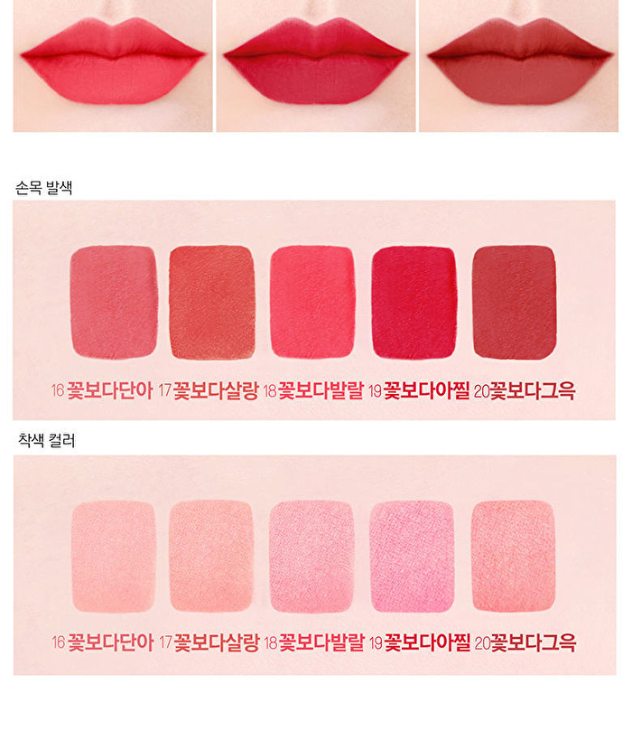 Last Velvet Lip Tint IV Flower Series - 5 Colors - #17 More Pleasant