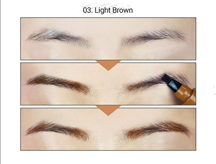 Fork Eyebrow Tint - 4 Colors - #02 Dark Brown