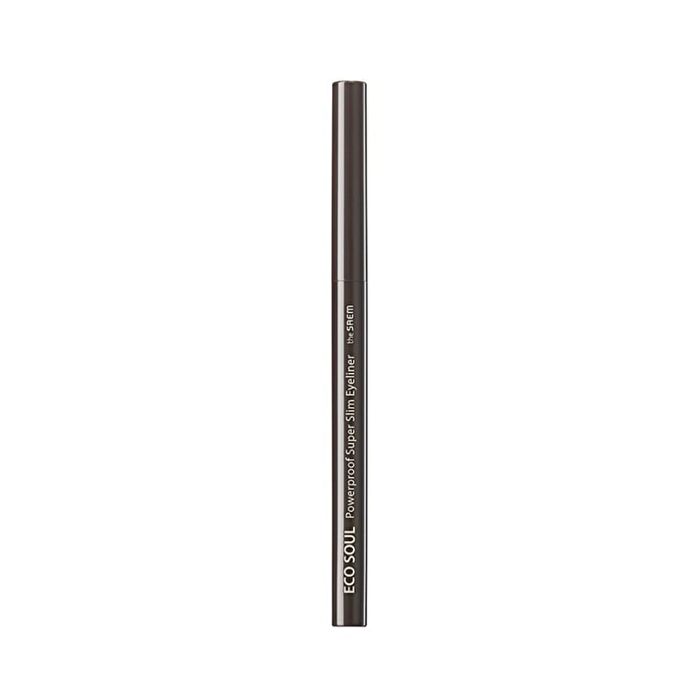 Eco Soul Powerproof Super Slim Eyeliner - 6 Colors - #BK02 Ash Black