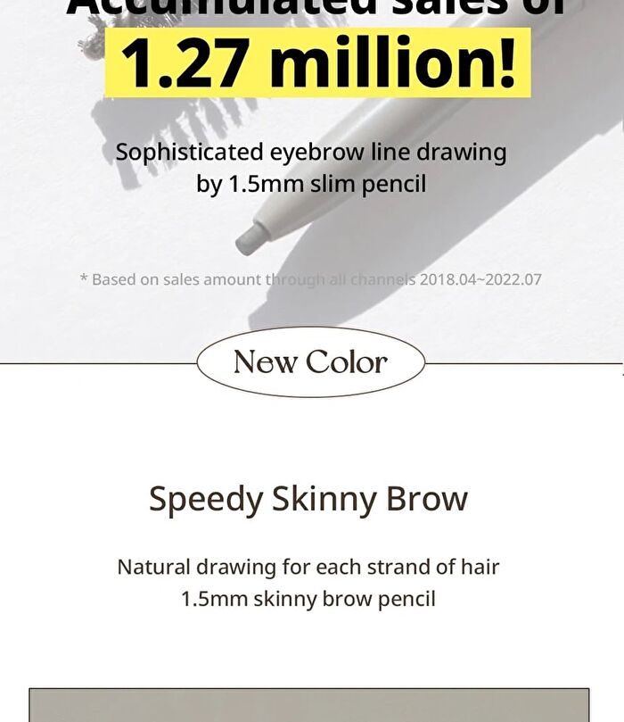 peripera Speedy Skinny Brow - 9 Colors - #03 Natural Brown