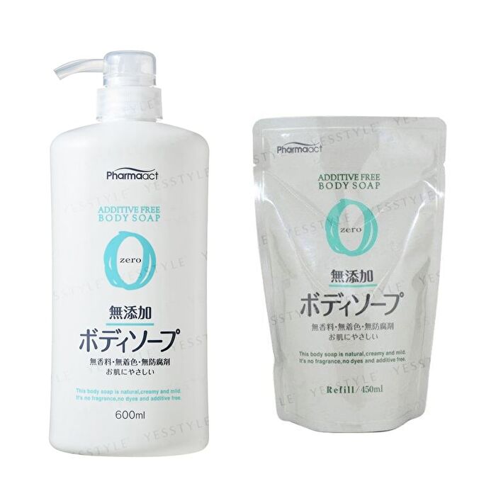 Kumano Cosme Pharmaact Additive Free Body Soap - 450ml Refill