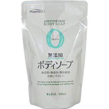Kumano Cosme Pharmaact Additive Free Body Soap - 450ml Refill