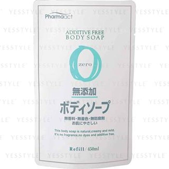 Kumano Cosme Pharmaact Additive Free Body Soap - 450ml Refill