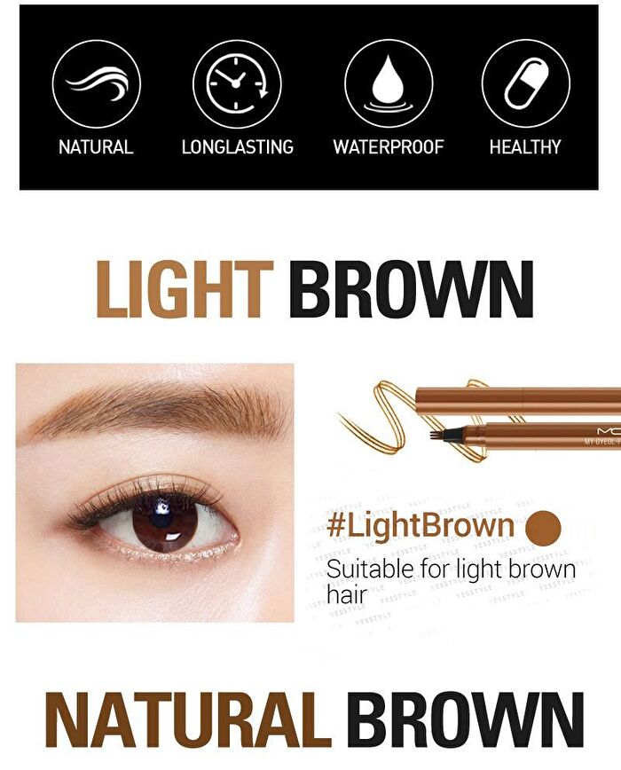 Mqny My Gyeol-Fit Tint Brow - 4 Colors - Deep Brown