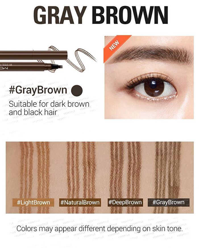 Mqny My Gyeol-Fit Tint Brow - 4 Colors - Light Brown