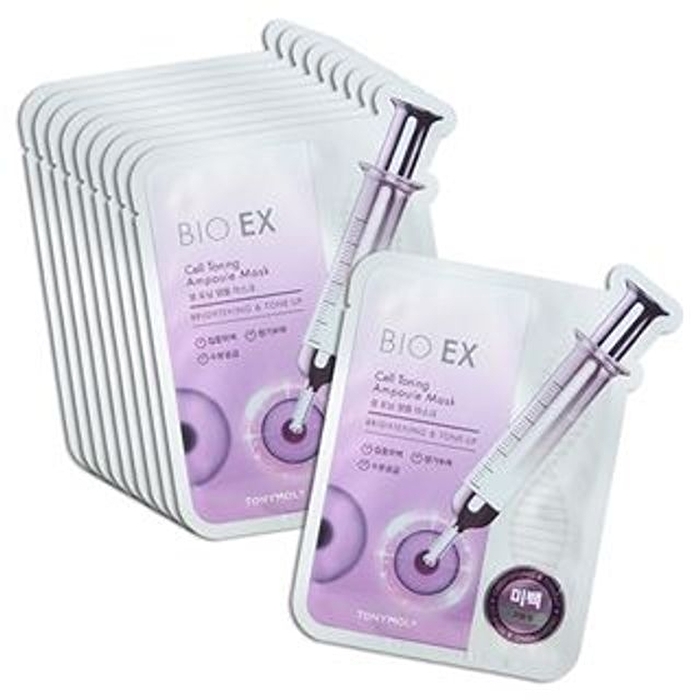 Bio EX Cell Toning Ampoule Mask Set 10pcs - 30g x 10pcs