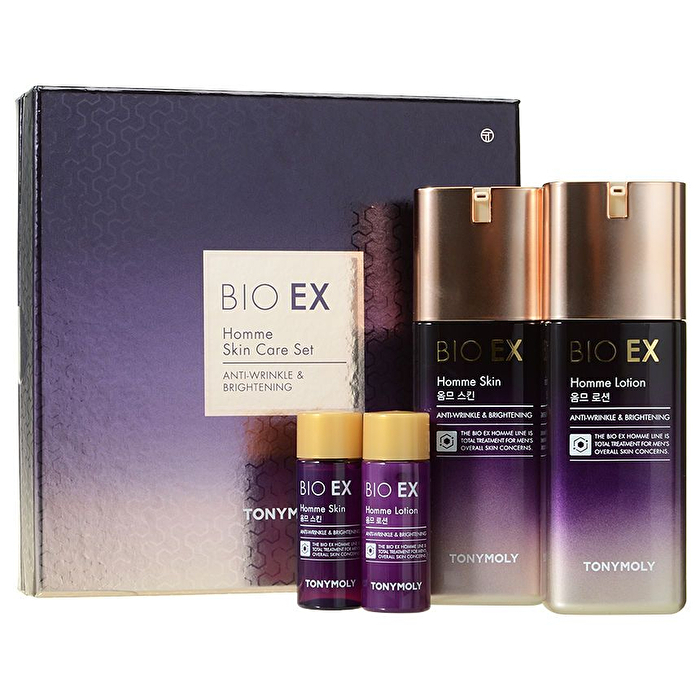 Bio EX Homme Skincare Set: Skin 130ml + 20ml + Lotion 130ml + 20ml - 4 pcs