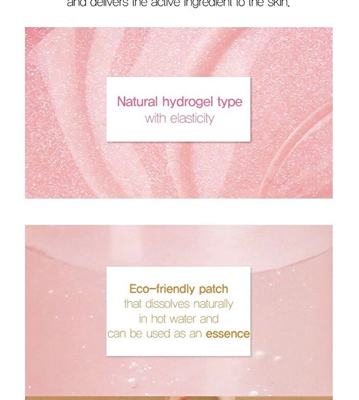 heimish Bulgarian Rose Water Hydrogel Eye Patch - New version: 60pcs