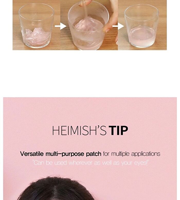 heimish Bulgarian Rose Water Hydrogel Eye Patch - New version: 60pcs