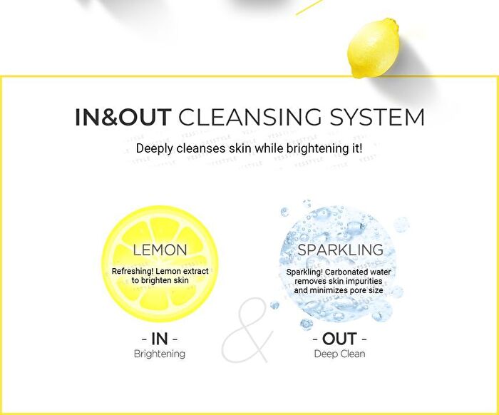 Lemon Sparkling Cleansing Foam - 2025 Version - 200g