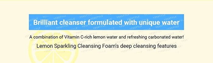 Lemon Sparkling Cleansing Foam - 2025 Version - 200g