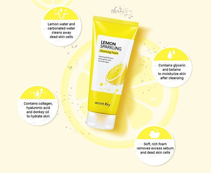 Lemon Sparkling Cleansing Foam - 2025 Version - 200g