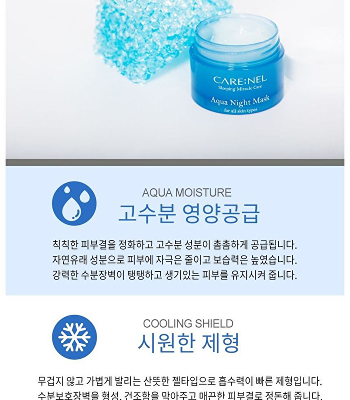 Aqua Night Mask Set 3pcs - 15ml x 3pcs