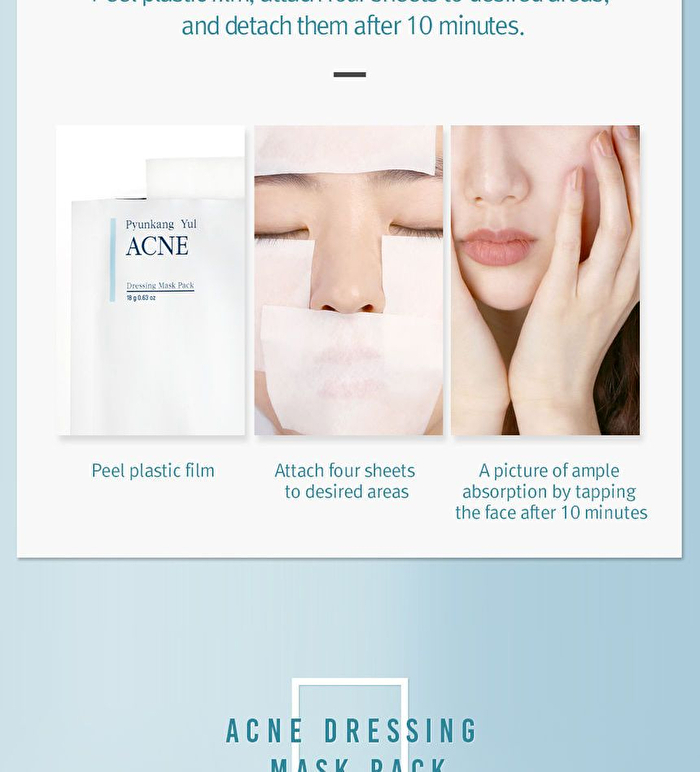 Acne Dressing Mask Pack - 18g x 1 sheet