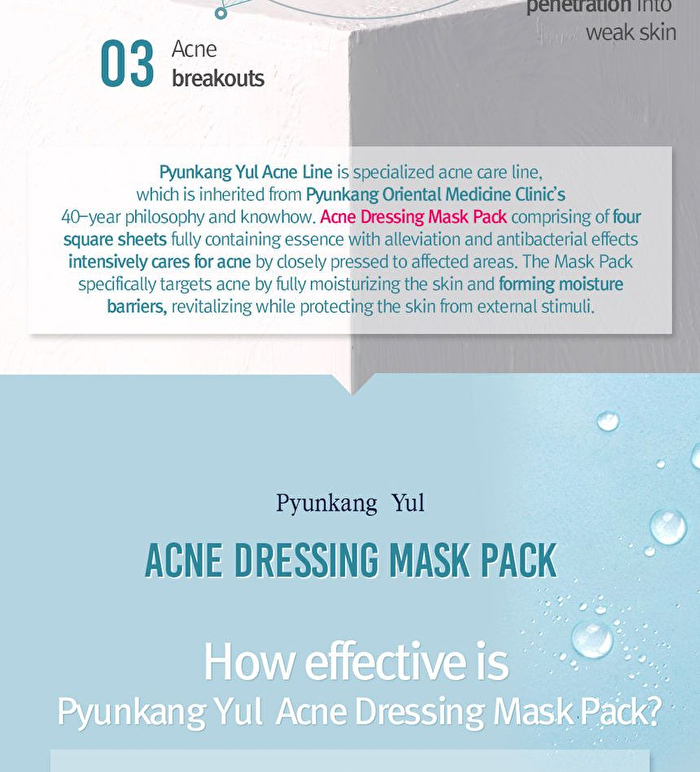 Acne Dressing Mask Pack - 18g x 1 sheet