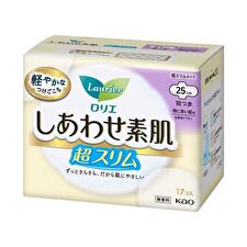 Laurier F Ultra Gentle Daily Slim Wing Feminine Pads 25cm - 17 pcs