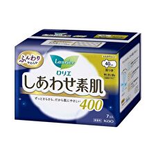 Kao Laurier F Ultra Gentle Night Use Speedy Absorbent Wing Feminine Pads 40cm - 7 pcs