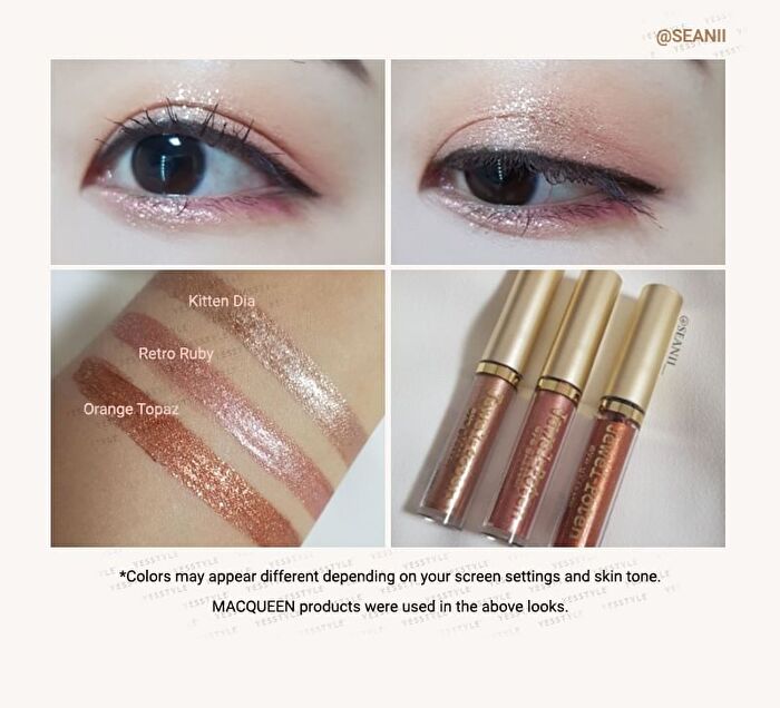 Mqny Jewel-Poten Eye Glitter (3 Colors) - #02 Retro Ruby
