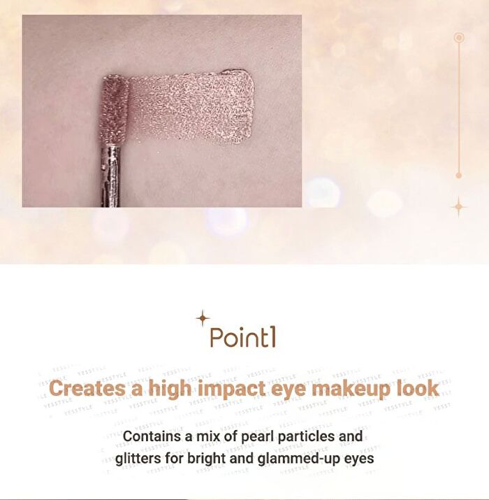 Mqny Jewel-Poten Eye Glitter (3 Colors) - #02 Retro Ruby