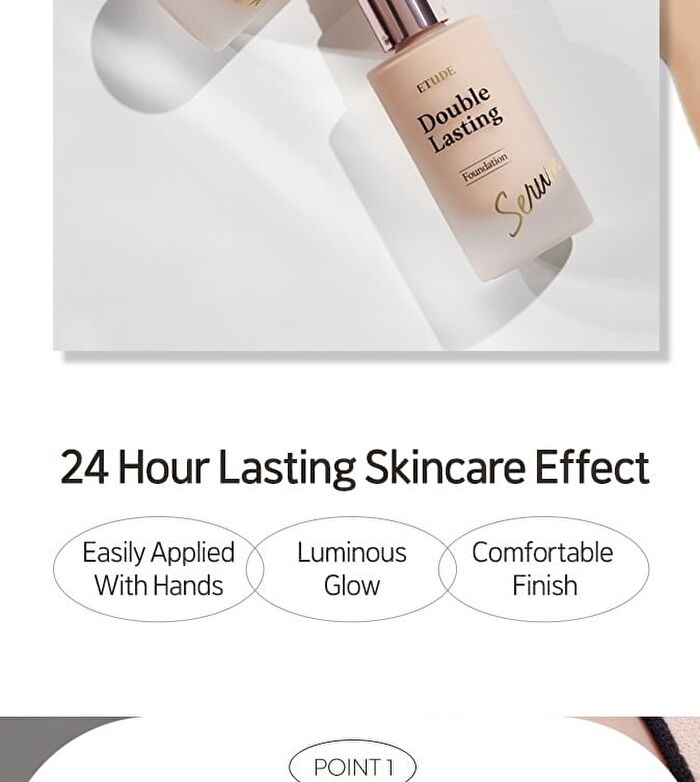 Etude House Double Lasting Serum Skin Foundation SPF 27 - # 21N1